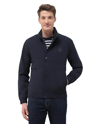 Image of U.S.Polo Association Men's Solid Pattern Windcheater Jacket