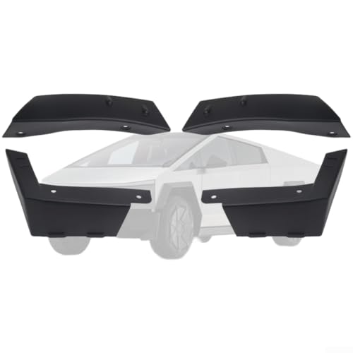 Garde-boue Tesla Cybertruck noir mat protection de carrosserie haut de gamme