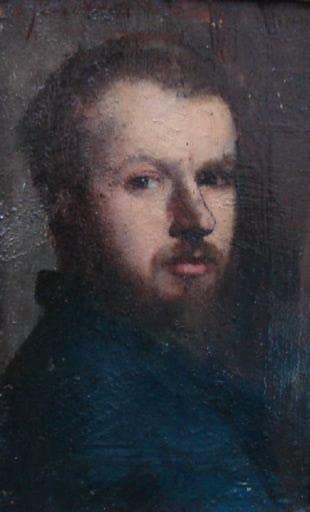 Affiches et gravures autoportrait Henner poster image impression sur toile salon