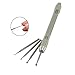 Luo ke 4 Pcs Round Cup Burr, 3/32'' Shank Wire Rounder Bits with Hand Drill Wire Twisting Tools(Burr Size: 1mm/1.4mm/1.8mm/2.3mm)
