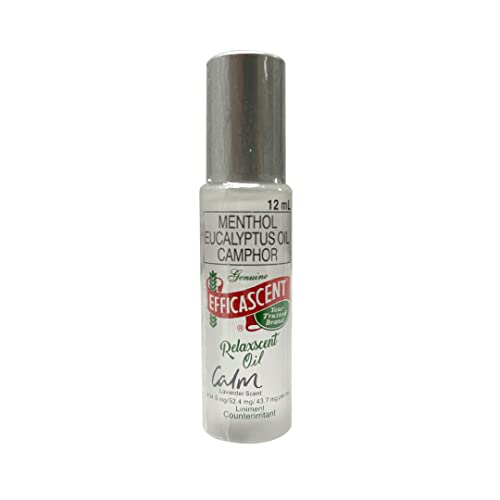 Efficascent Eucalyptus Oil Camphor Roll on Relax Scent Oil Lavender Scent 12ml Pack of 1