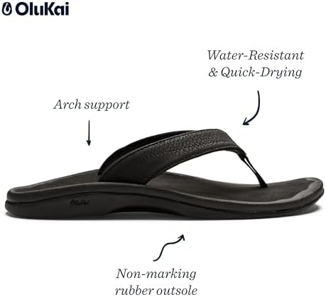 OluKai Women's Ohana W, Black/Black, 7 B (M) | Image 3