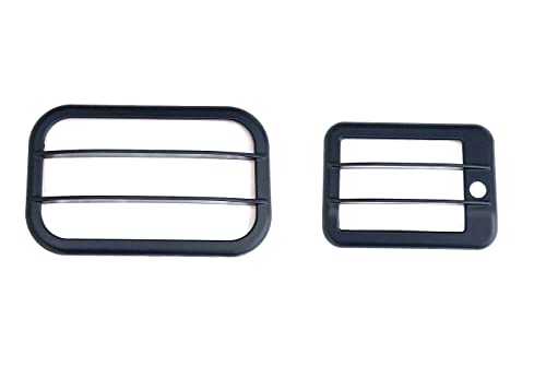 作業灯 ガーニッシュ ハイゼット トラック S500P S510P バックランプ カバー ワーク ライトカバー (ブラック)