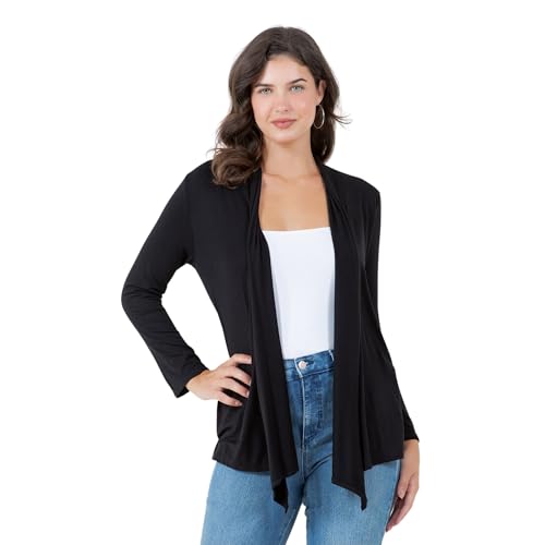 Image of Azules Long Sleeve Womens Cardigan, Thin Flowy Rayon Sweater Lightweight Cardigan for Casual or Dressy Outfits