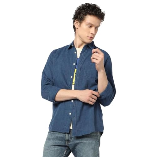 Image of GAP Men's Solid Regular Fit Shirt