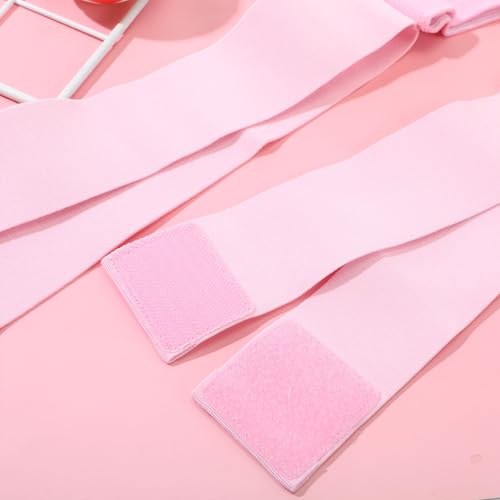 Image of Tarpop 1 Pair Ankle Brace for Kids Compression Ankle Sleeves Adjustable Foot Support Brace Elastic Guard for Children Boys Girls Sports Running Jogging Dance Fitness Gymnastics(Light Pink,Small)