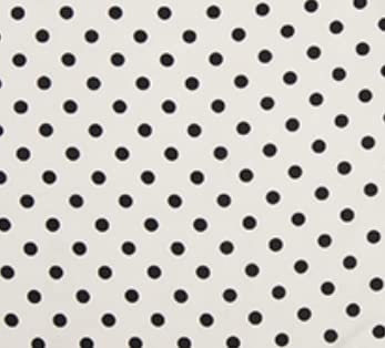 Wyoming Traders Ivory Black Cowboy Jumbo Polka Dot Wild Rag Silk Scarf2