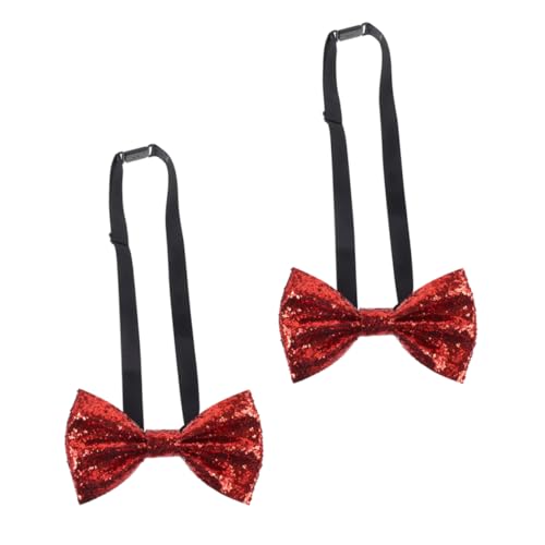 BESTYASH Sparkling Men's Glitter Bow Tie for Celebrations Performances Formal Events Adjustable
