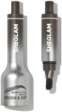 SHEGLAM Brow-Fection Angled Brush & Dip Upgraded Microblading Eyebrow Pen Long Lasting Waterproof Easy To Color-Truffle