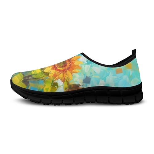 Image of Women's Loafers Slip On Slip Shoe Casual Walking Shoes Non Slip Work Shoes Mesh Athletic Sneakers