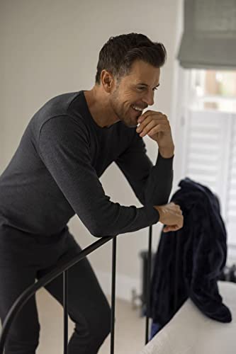 HEAT HOLDERS Mens Thermal Underwear Set Winter Long Sleeve Top & Long Johns4