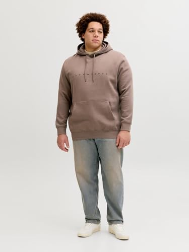 JACK & JONES Male Kapuzenpullover Plus Size Logo Kapuzenpullover – Ansicht 6