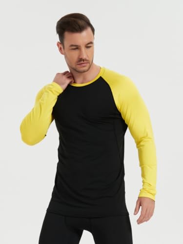 5 Pack Men's Sports Shirt Running Training Compression Shirt Fitness Bottom Long Sleeve Quick Dry Breathable Top4