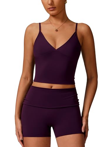 Ensemble de sport d'été gainant avec brassière intégrée et short anti-frottement