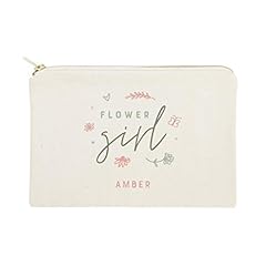 Personalized Name Floral Flower Girl