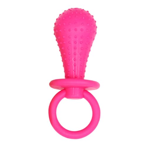 Generico Ciuccio Antistress per Cani Giocattolo da Masticare, Giocattolo da Masticare in Gomma per Dentizione Animale, Succhietto Rilassante Sicuro per Cani con Design Ergonomico per Casa e Parco