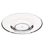 Pasabahce 54281 Aida Untertassen passend für Teegläser 55411, Glas, transparent, 6 Stück