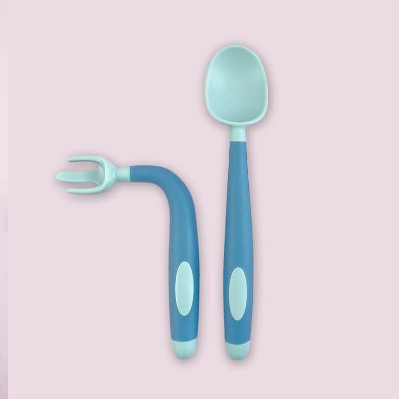 StarAndDaisy Baby Silicone Spoon Set of 2, BPA Free Material with Food Grade Heat Sensing Silicone tip, Infant Baby Self Feeding Utensil, Baby Weaning Spoon for Kids.-image-10
