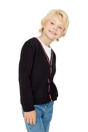 Trendyol Navy Boy Knitwear Cardigo TKDAW23HI00013