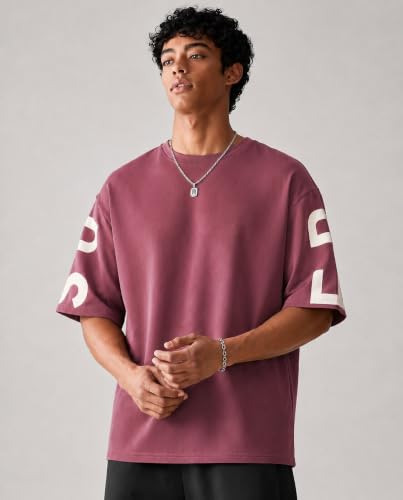 Image of ColorChakra Oversized Tshirt for Mens Down Shoulder Loose fit t-Shirt Men Oversize t-Shirt M to 4XL