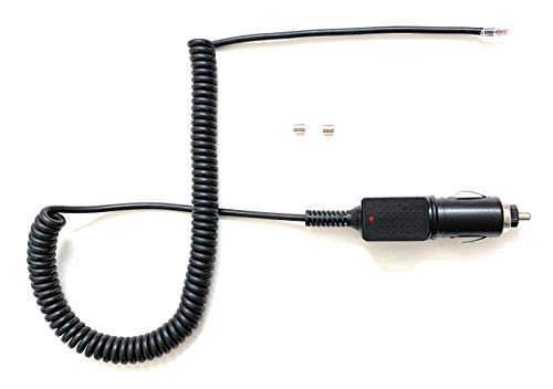 CAR Coiled Power Cord Compatible Replacement for Beltronics Vector 955, Beltronics Vector 965 Radar Detector