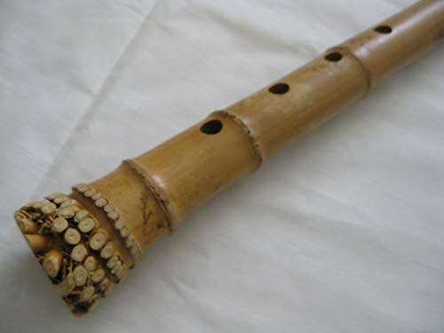 1.8 Matake Bamboo Shakuhachi D/F Pentatonic Instrument Zen Meditation Flute #TOP3