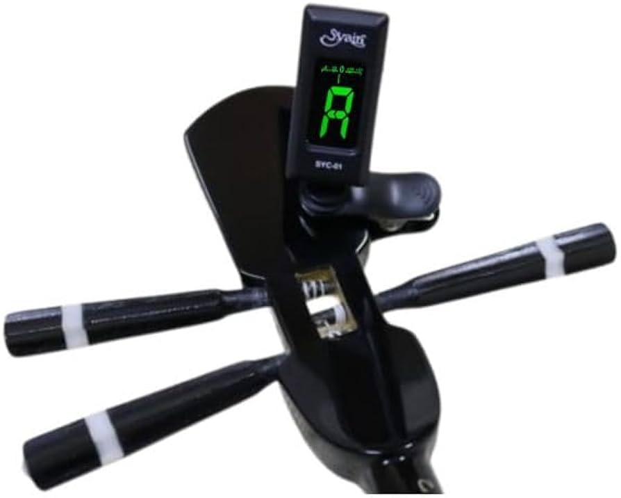 【美品】沖縄三線 三味線　弦張替え済　チューナー　ピック　消音ウマ付き syou-uma1.jpg