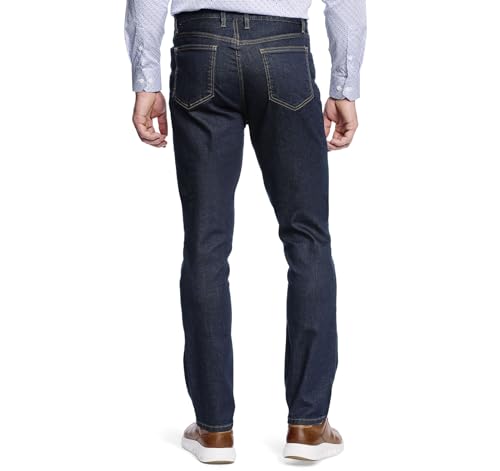 Johnston & Murphy Men's Denim Jeans Dark Wash2