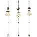 Carillon à Vent en Métal,Forreen 3 Pièces Carillons Éoliens Vintage Classique Chinois Feng Shui Carillons Poisson Éléphant Hibou Cloche de Bénédiction pour Jardin Intérieur Extérieur Décoration Maison