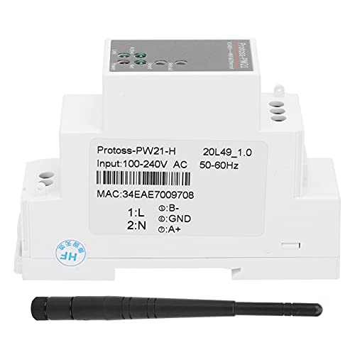 Kadimendium RS485 to WiFi/Ethernet Serial Server IP for ECos with Antenna PW21-H AC 100-240V for Electronic Equipment Electrical and Engineering