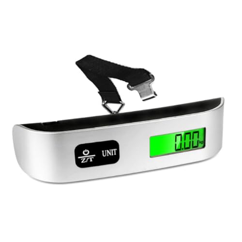 Portable Digital Hanging Luggage Scale with LCD Display 50kg/110lb Capacity T-Shape Handle Suitcase Weight Scale