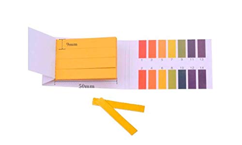 Image of IONIX Full PH1-14 Strips, PH testing Strips, Test Indicator Litmus Paper Water Soil Test Kit, PH papers, Litmus Paper, 1 Pack 80 Strips,