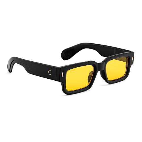 Image of Stood Bold Sunglasses |Chunky Square | Full Rim | UV Protected | Shiny | Medium | Men & Women | SG-STD0014