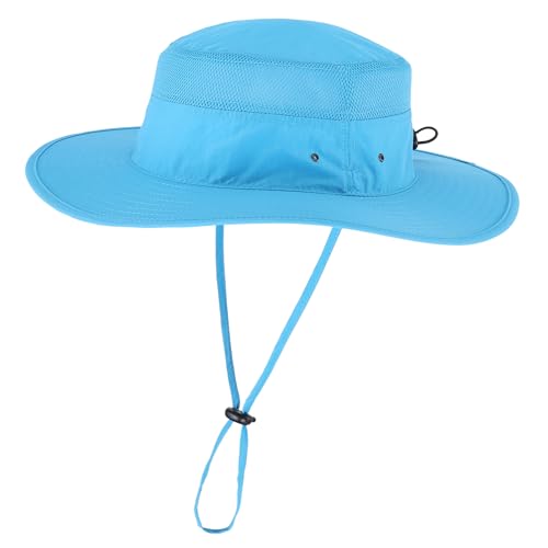Image of Home Prefer UPF 50+ Men's Sun Hat Wide Brim Bucket Hat UV Protection Hat for Mens Womens Beach Safari Gardening Golf Fishing