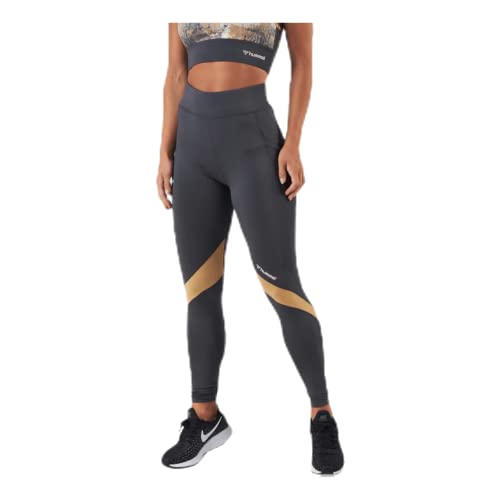 hummel Damen Hmlalthea High Waist Tights-Magnet Freizeithose, schwarz, L