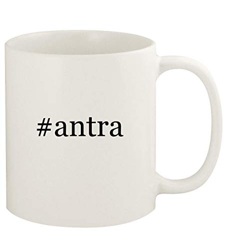 #antra - 11oz Hashtag Ceramic White Coffee Mug Cup, White