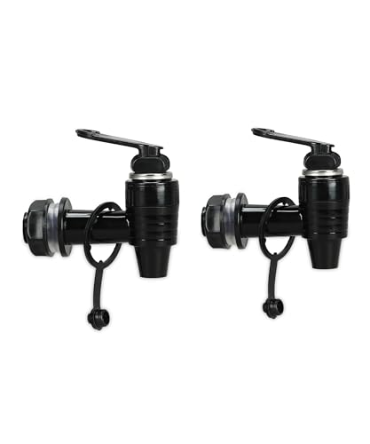 Image of RO Tap Set - Universal Water Purifier Tap - Black - Suitable for all RO /UV /UF water purifiers, water pots, and plastic cans (Pack of -2)