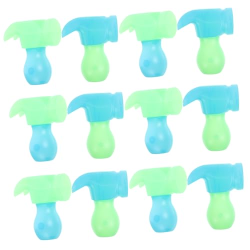 Milisten Luminous Radish Hammer Toy 20pcs Gravity Hammer for Boys and Girls Safe Fun Toys