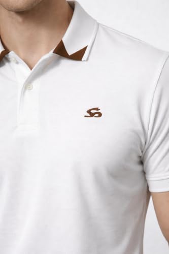 Image of ADRO Mens Polo T Shirt -100% Cotton Polo Tshirt for Men | Solid Polo T-Shirt Regular fit