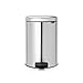 Brabantia Newicon-Cubo de Basura con Pedal, 20 l, Color Fpp Inoxidable, Acero Mate Anti-Huellas
