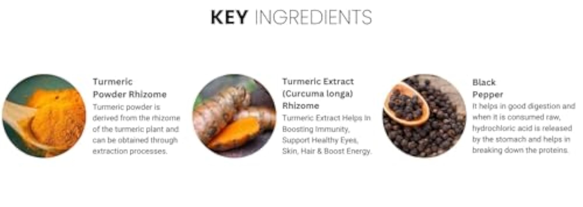 MOKSHVEDA Curcumin Capsule 500mg Supplements with Piperine