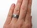 Custom carved silver mountain ring, man wedding band silver mountain range ring, personalized gift for men, handmade ring for women