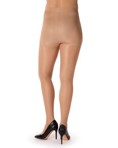 Image of MeMoi Women's Active 30 Support Sheer Nylon Pantyhose