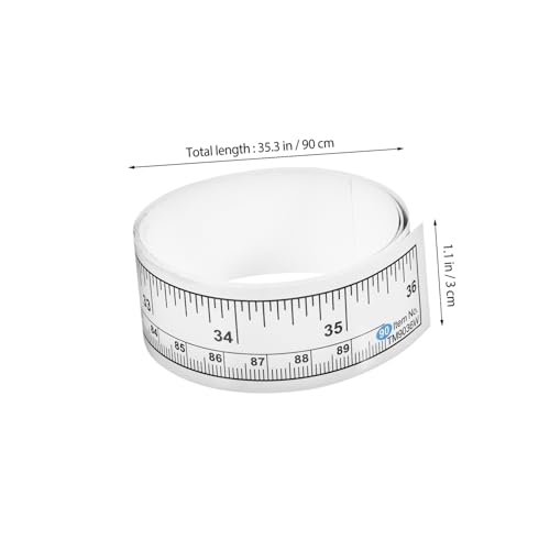 Cinta métrica adhesiva flexible 6 piezas miniatura 2
