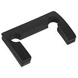 HOMSFOU 10Pcs Plastic Shower Door Glass Clamp Tool Installation Antislip Design Protective Hinge Holders for Bathroom Glass Doors Compatible with Various Glass