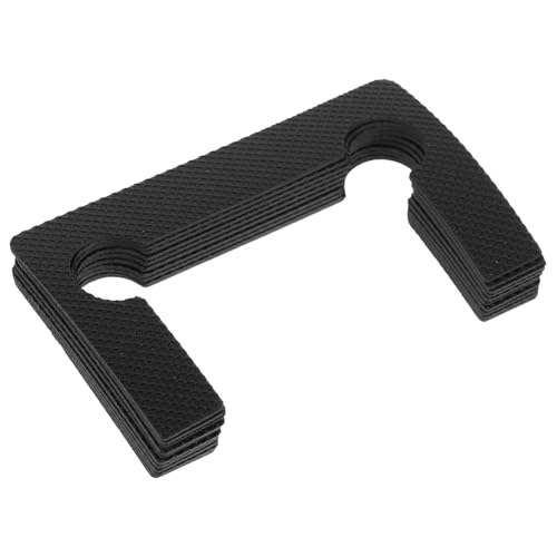 HOMSFOU 10Pcs Plastic Shower Door Glass Clamp Tool Installation Antislip Design Protective Hinge Holders for Bathroom Glass Doors Compatible with Various Glass