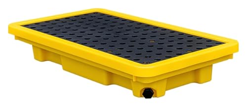 Plates-formes de déversement modulaires avec grille à dessus plat en PEHD haute résistance