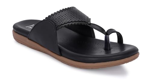Image of Karaddi Women's Flats Heel | Back Open Fashion Sandals for Ladies Kolhapui Chappal | Stylish Thong Sandal