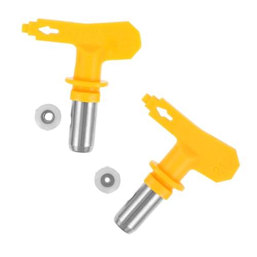 UKCOCO 2Piezas Puntas de Pulverizador de Pintura sin Aire Unidades Boquillas Compatibles con Pulverizadores Eléctricos para Decoración y de Pintura