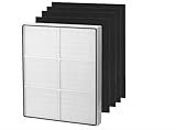 Replacement Whirlpool 1183054K HEPA Filter & 4 Pre-Carbon Filters Fits Whispure Air Purifier Models AP450 and AP510